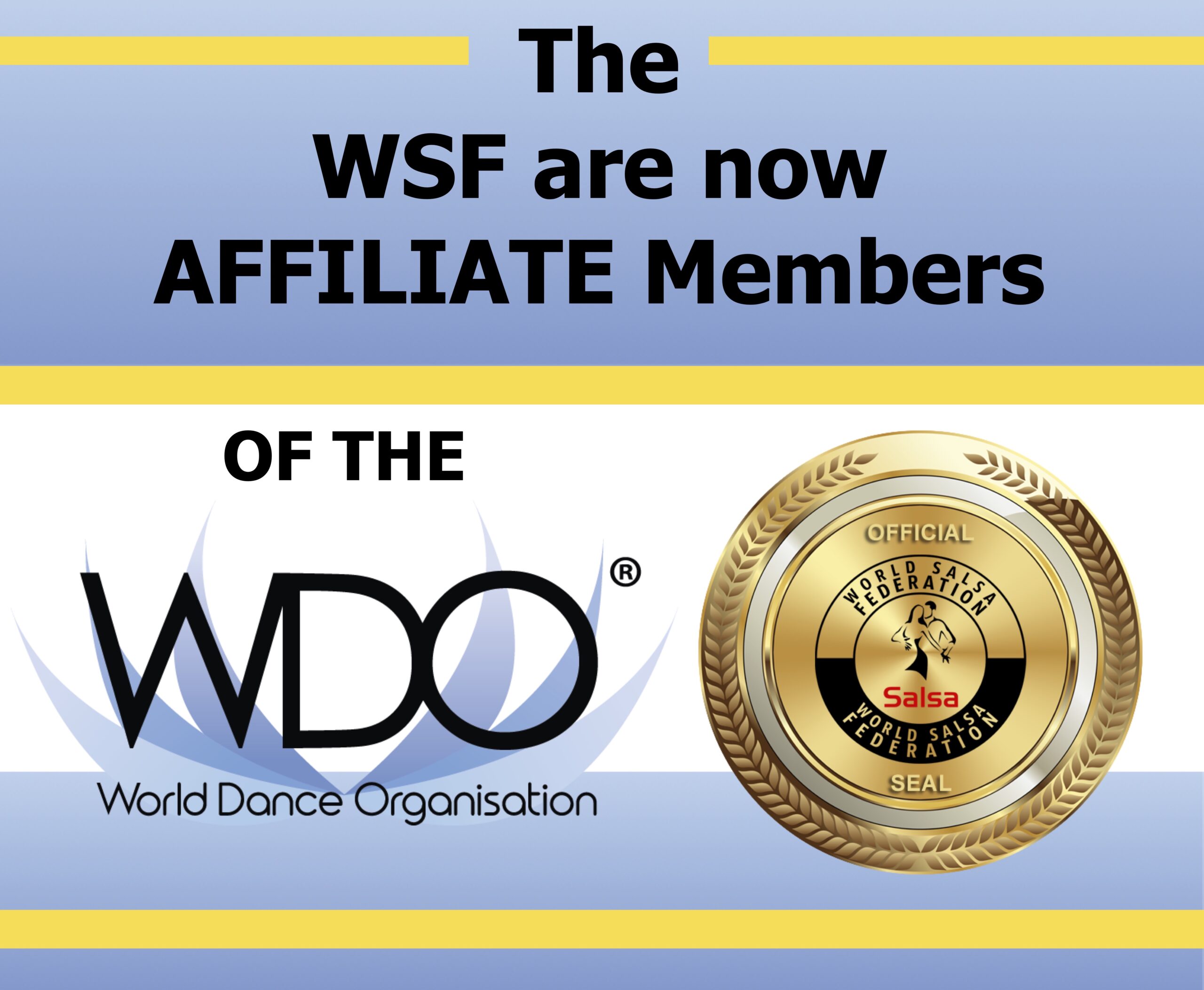 World Salsa Federation affiliate member certificate